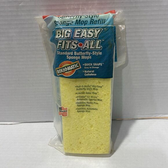 O Cedar Big Easy Flat Sponge Mop Refill - Picture 1 of 4